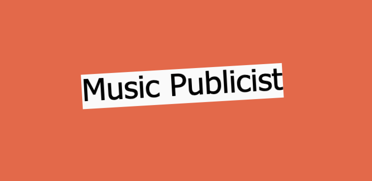 Music Publicist